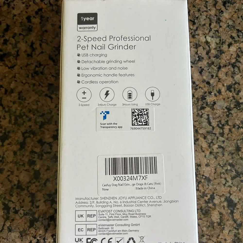 NWT Pet Nail Grinder